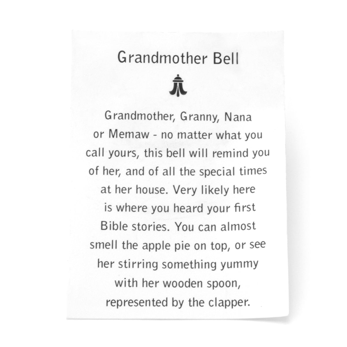 Grandmother Bell Pendant 342639