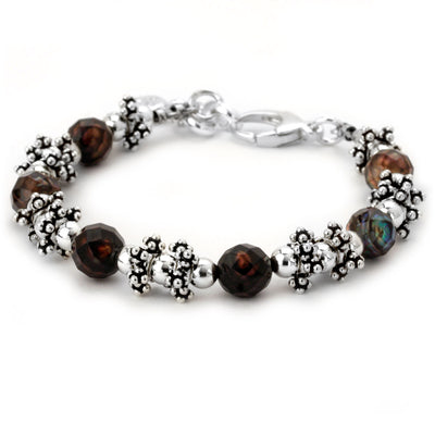 Chocolate Brown Pearl Bracelet-341870
