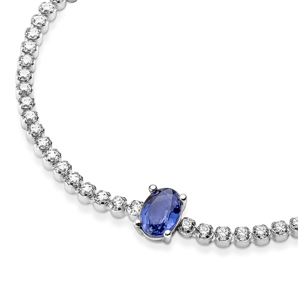 Pandora Sparkling Blue Pavé Tennis Bracelet
