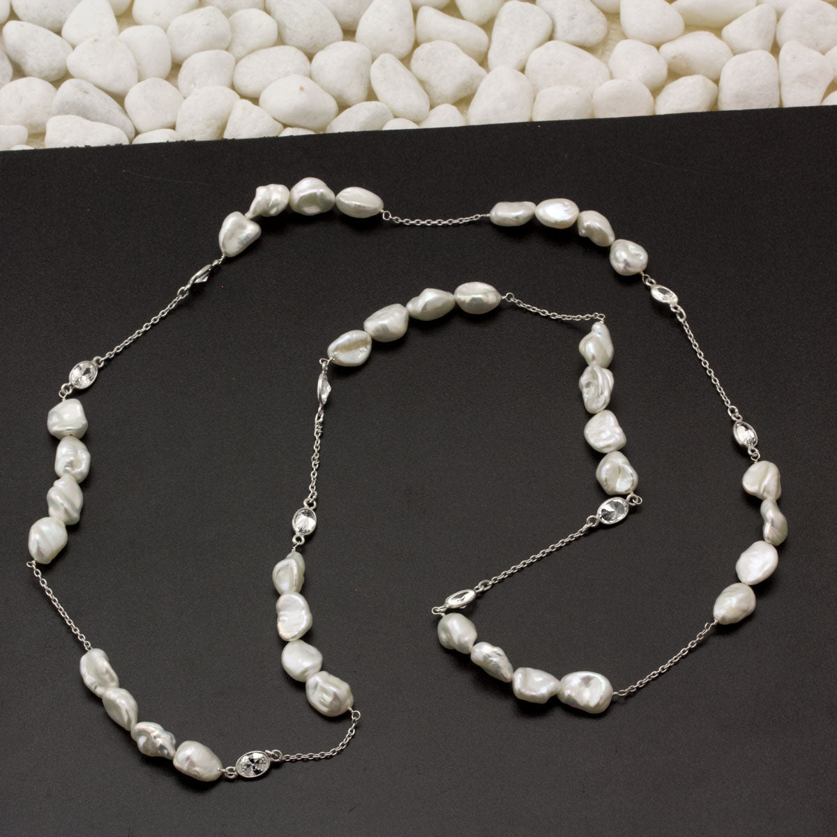 Keshi Pearl Necklace Strand