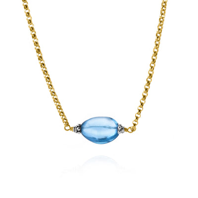 London Blue Topaz Necklace