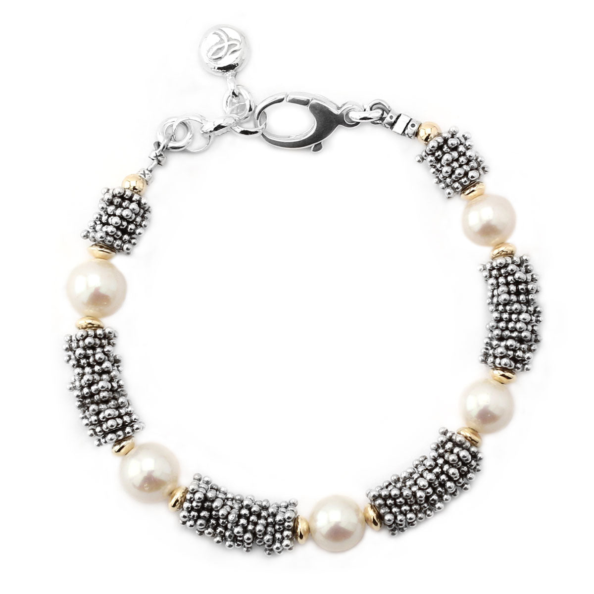 Pearl & Sterling Silver Bracelet-136440