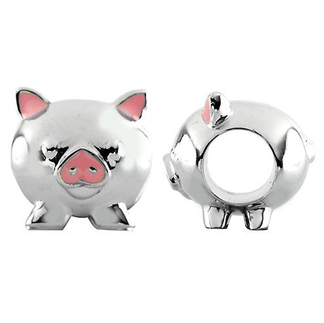 Storywheels Piggy with Enamel Sterling Silver Charm ONLY 1 AVAILABLE!-333716