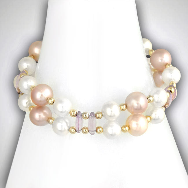 Pearl & Amethyst Bracelet-294096