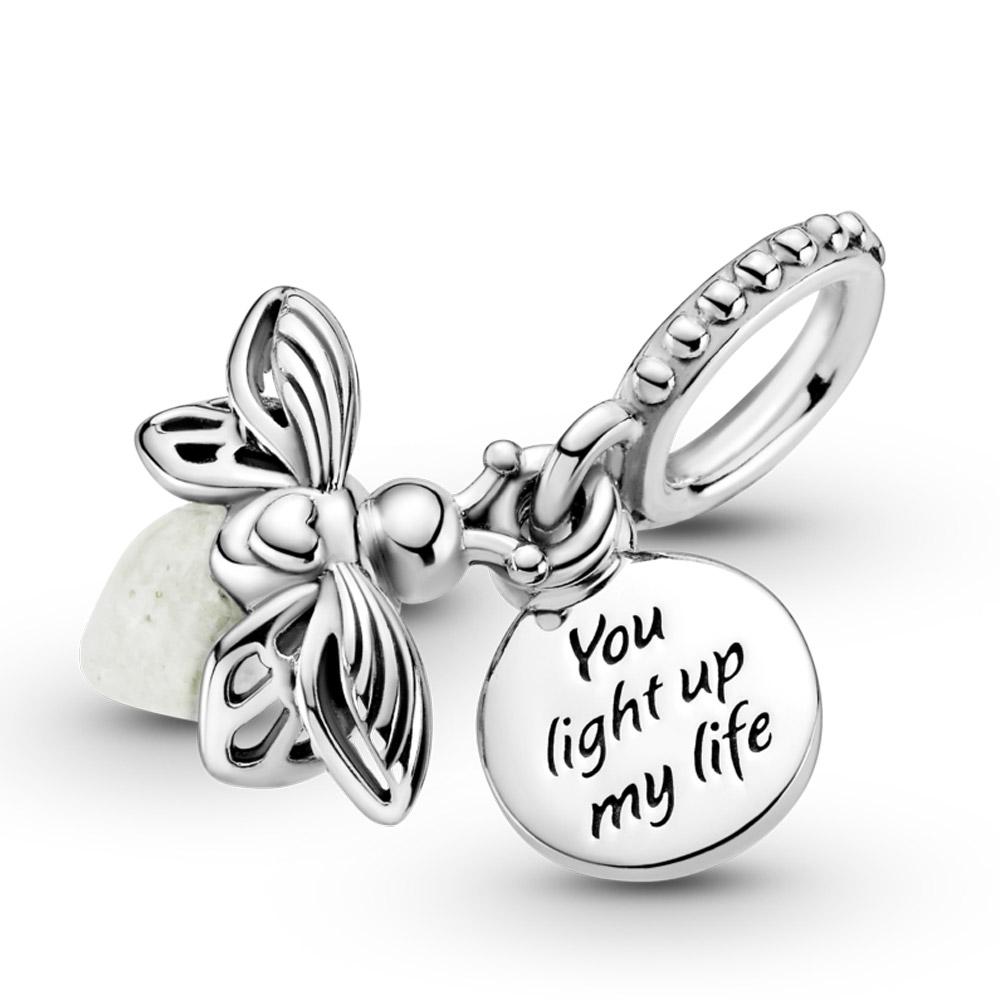 Pandora Glow-in-the-dark Firefly (Lightning Bug) Dangle Charm