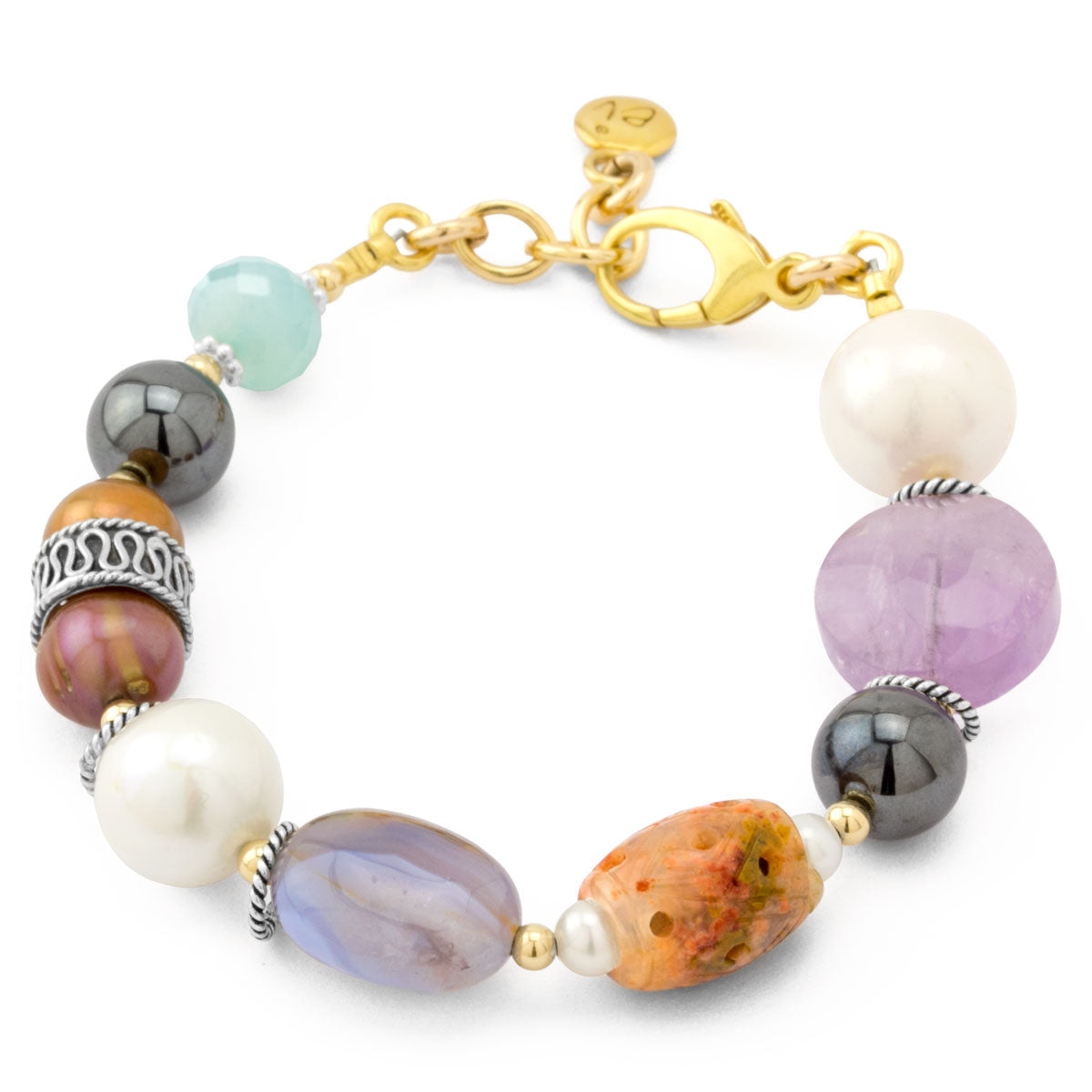 Impressionist Collection Light Amethyst & Hematite Bracelet