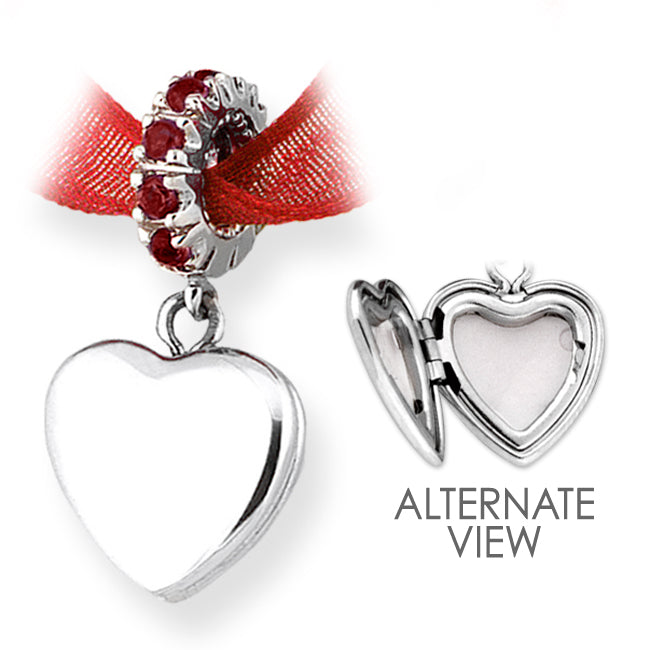 Storywheels Sterling Silver and Garnet  Locket 335618