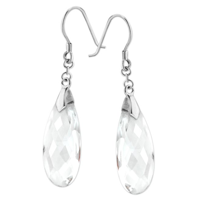Clear Crystal Earrings-343058