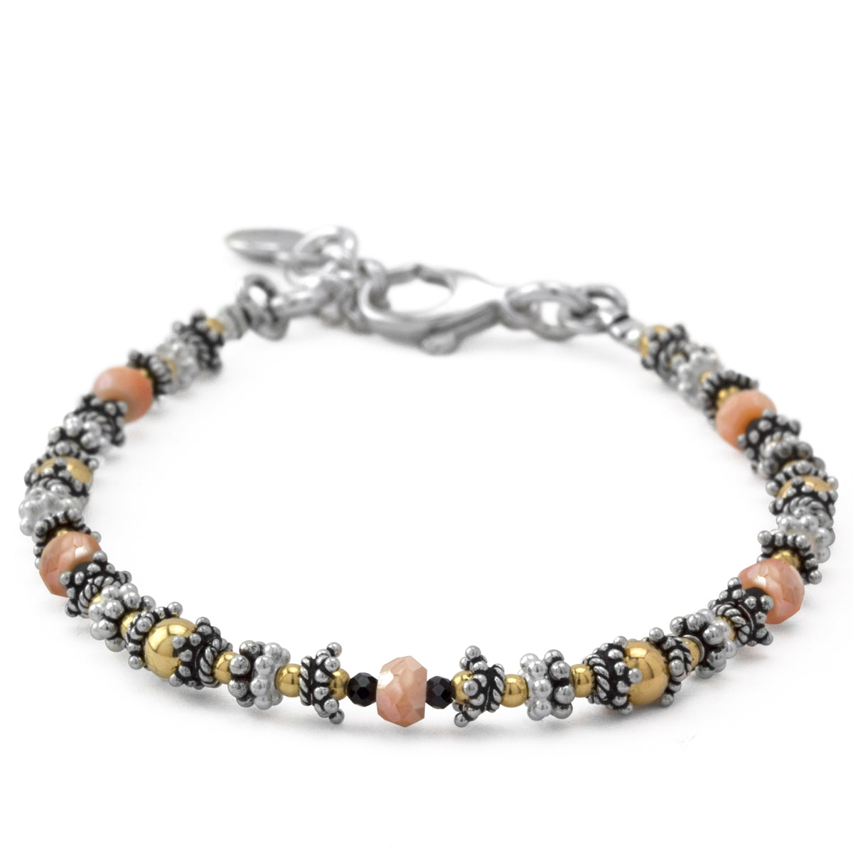 Nikini Black Spinel & Mystic Moonstone Bracelet