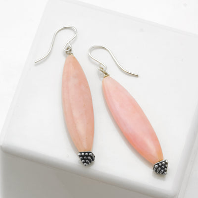 Impressionist Collection Pink Peruvian Opal Earrings
