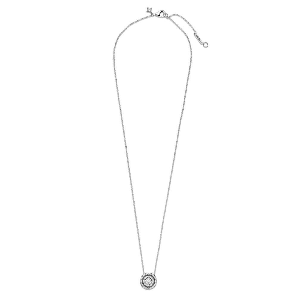 Pandora Sparkling Double Halo Collier Necklace