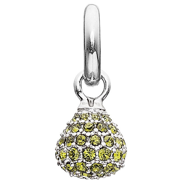 STORY by Kranz & Ziegler Sterling Silver Green Pavé Drop Charm-343890 RETIRED ONLY 3 LEFT!