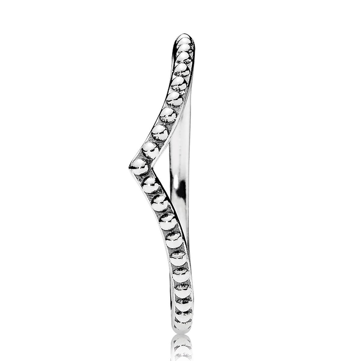 Pandora Beaded Wishbone Ring
