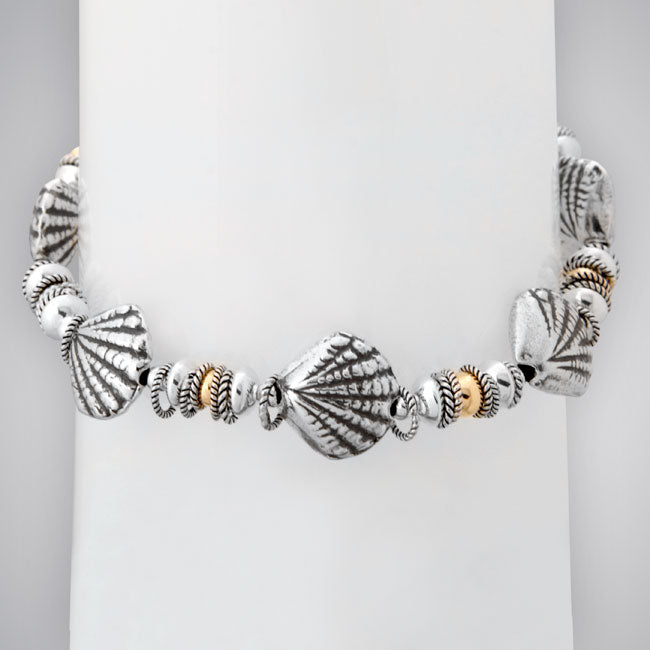 Fine Silver Shells Bracelet-334771