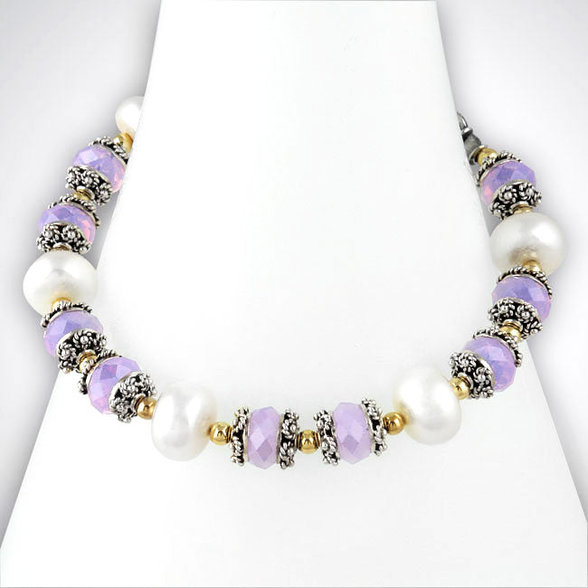 Pearl & Swarovski Crystal Bracelet-298506