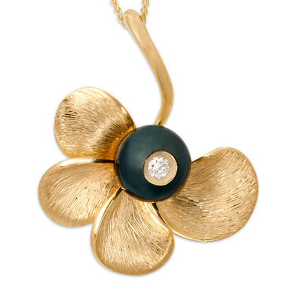 Galatea Black Tahitian Pearl Necklace-333878