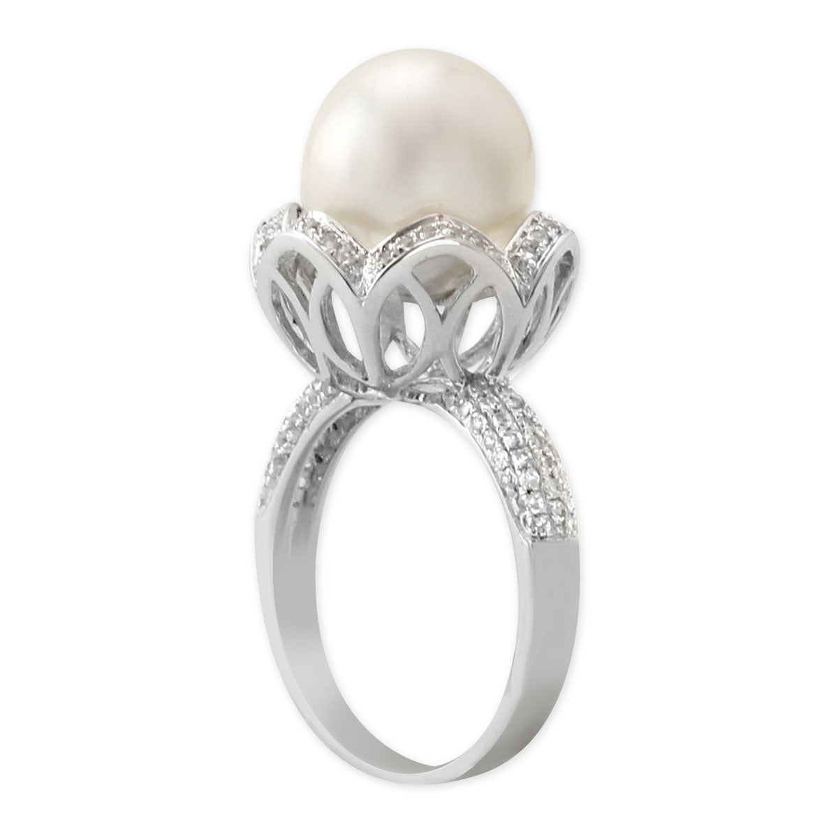 South Sea Pearl & Topaz Ring-341475
