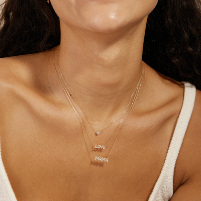 SOPHIE | Diamond Heart Necklace