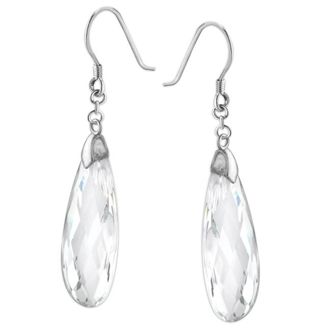 Clear Crystal Earrings-343050