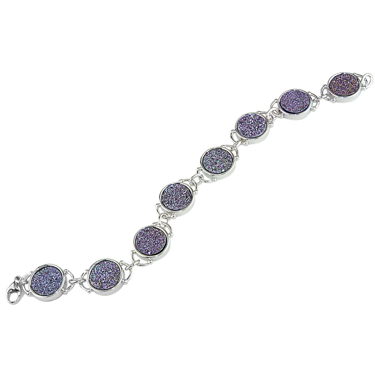 Violet Blush Drusy Bracelet-341860 60% OFF