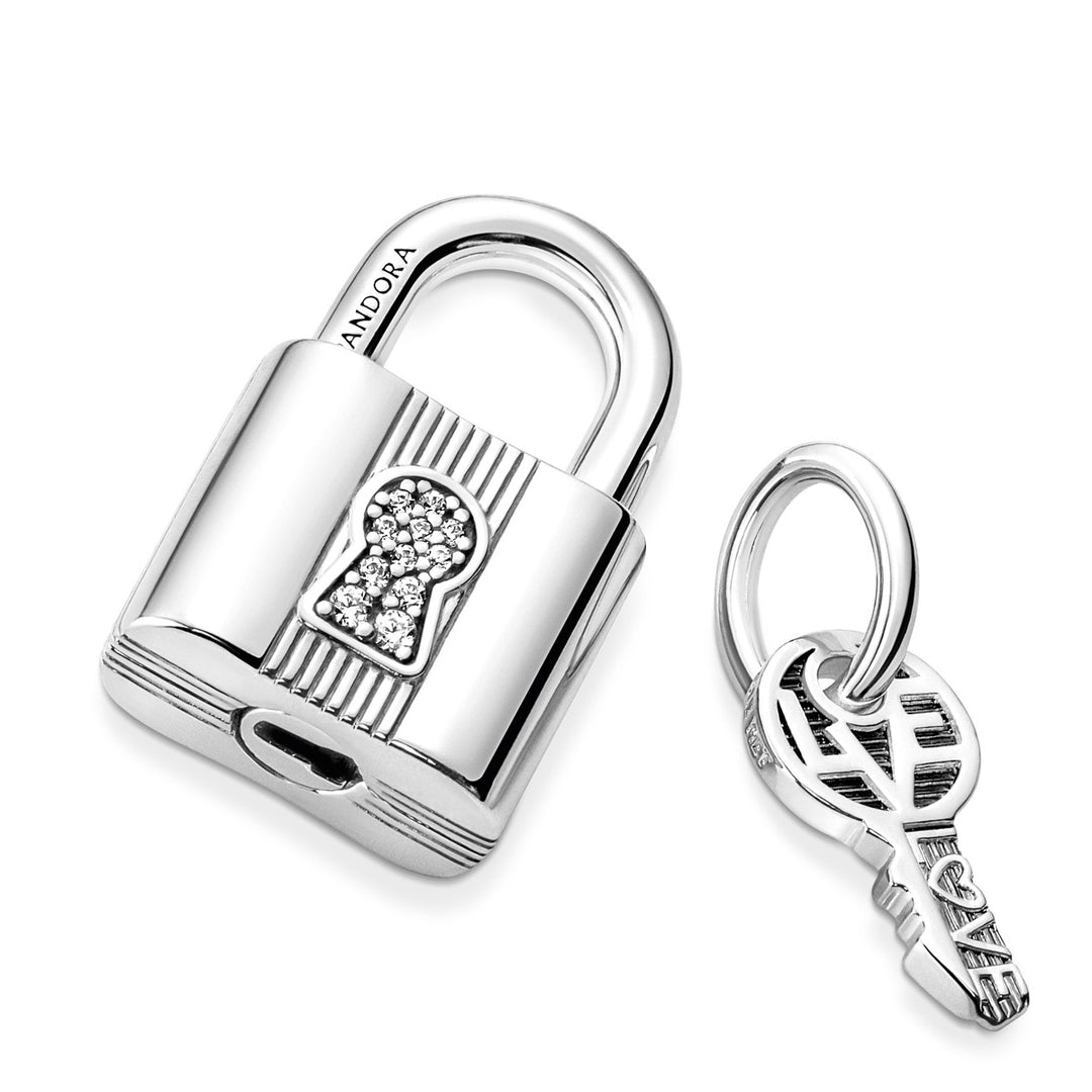 Pandora Padlock & Key Dangle Charm – Elisa Ilana