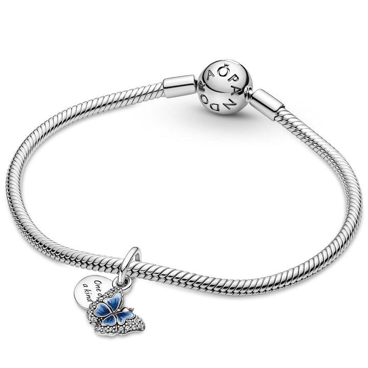 Pandora Blue Butterfly & Quote Double Dangle Charm – Elisa Ilana