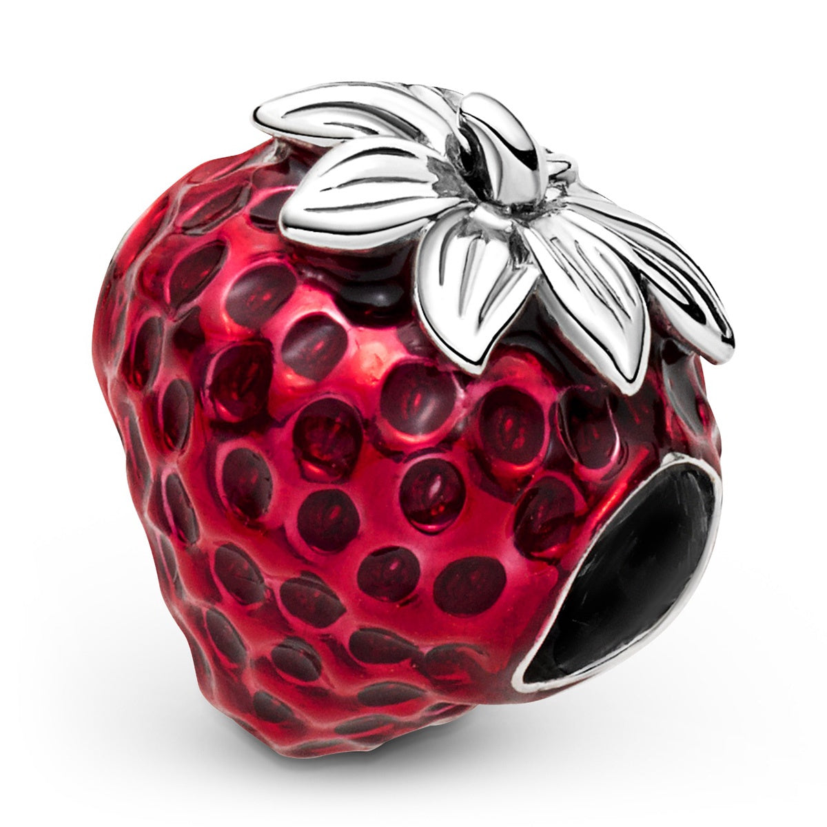 Pandora Seeded Strawberry Fruit Charm