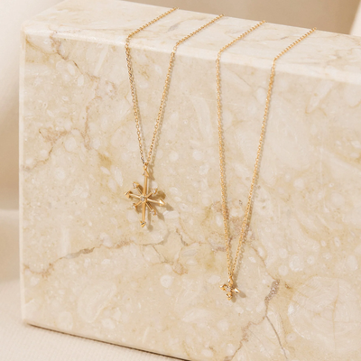 LIESE | Diamond Compass Necklace