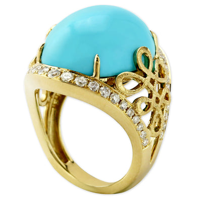 Turquoise Eloise Ring-341257