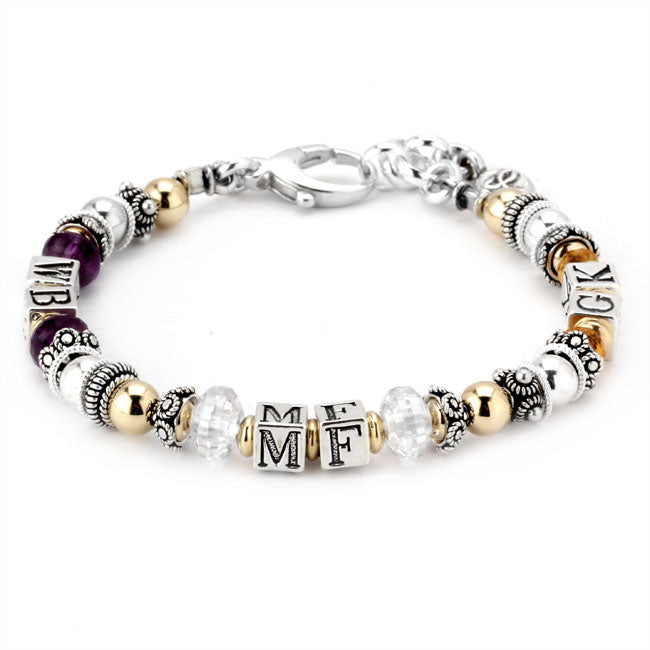 Initials Style Mothers Bracelet 7177B-237376