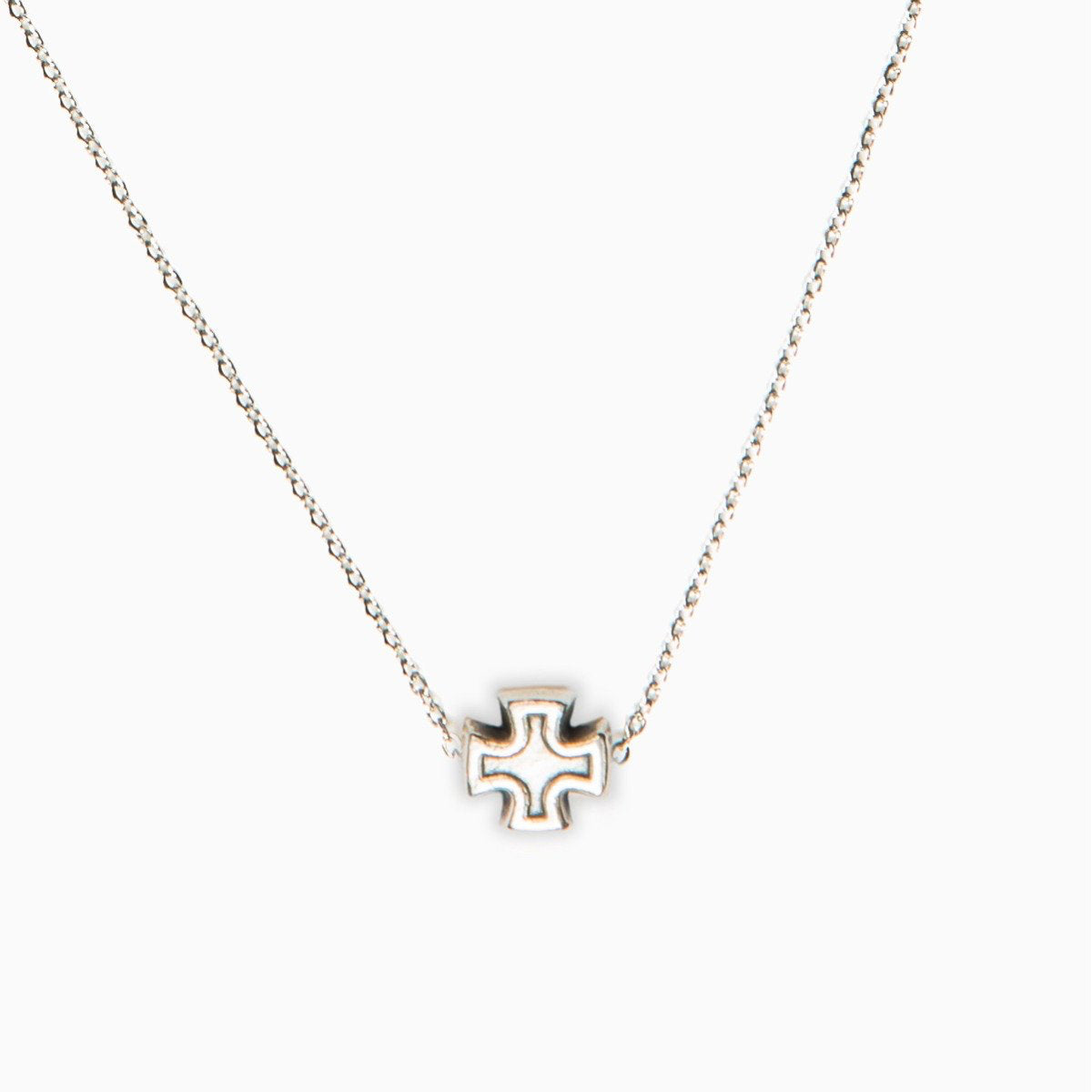 Faith Petite Silver Necklace