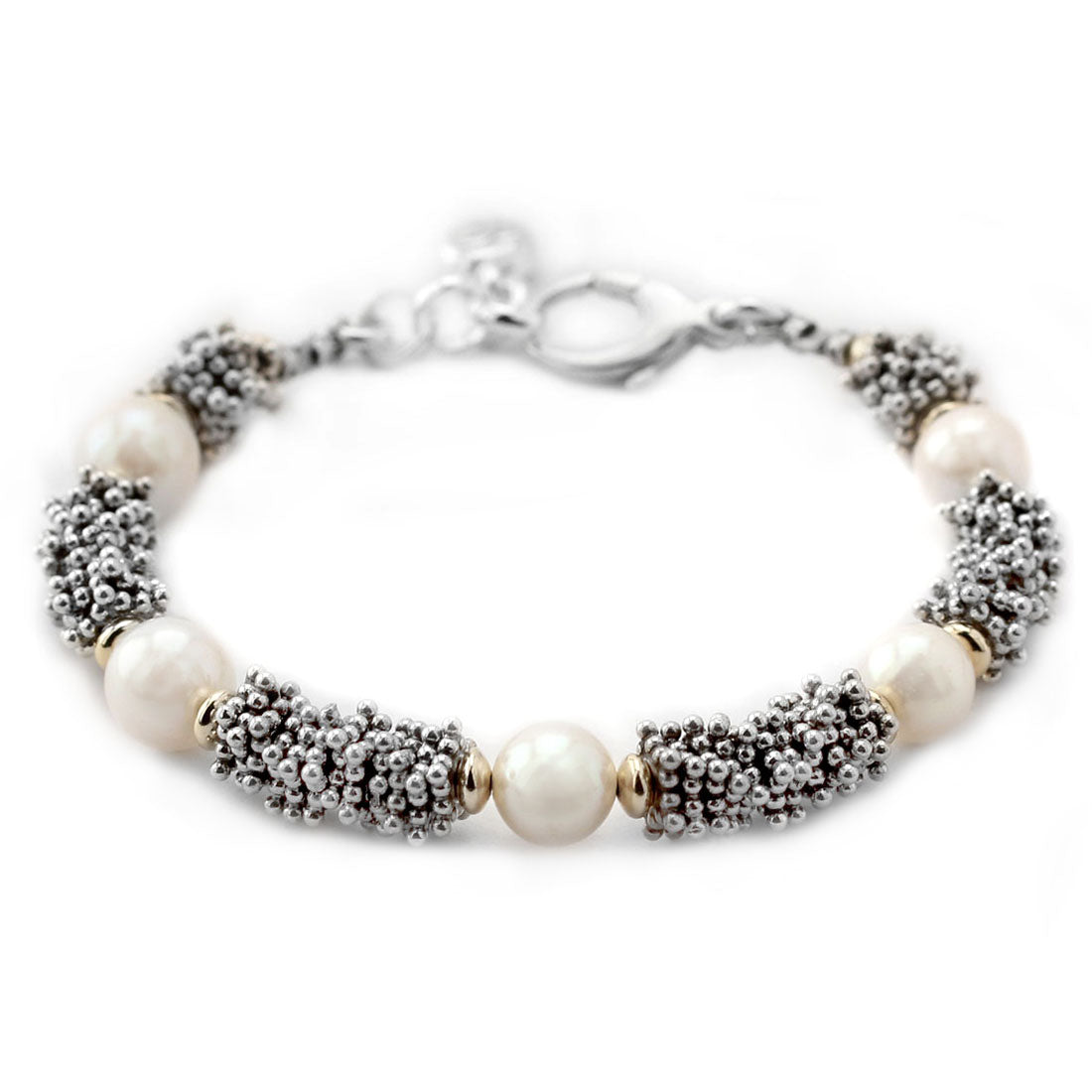 Pearl & Sterling Silver Bracelet-136440