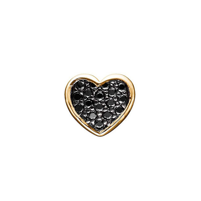 STORY by Kranz & Ziegler Gold-Plated Pave Heart Button