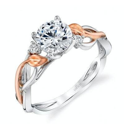 Parade 18K Two-Tone Diamond Engagement Ring