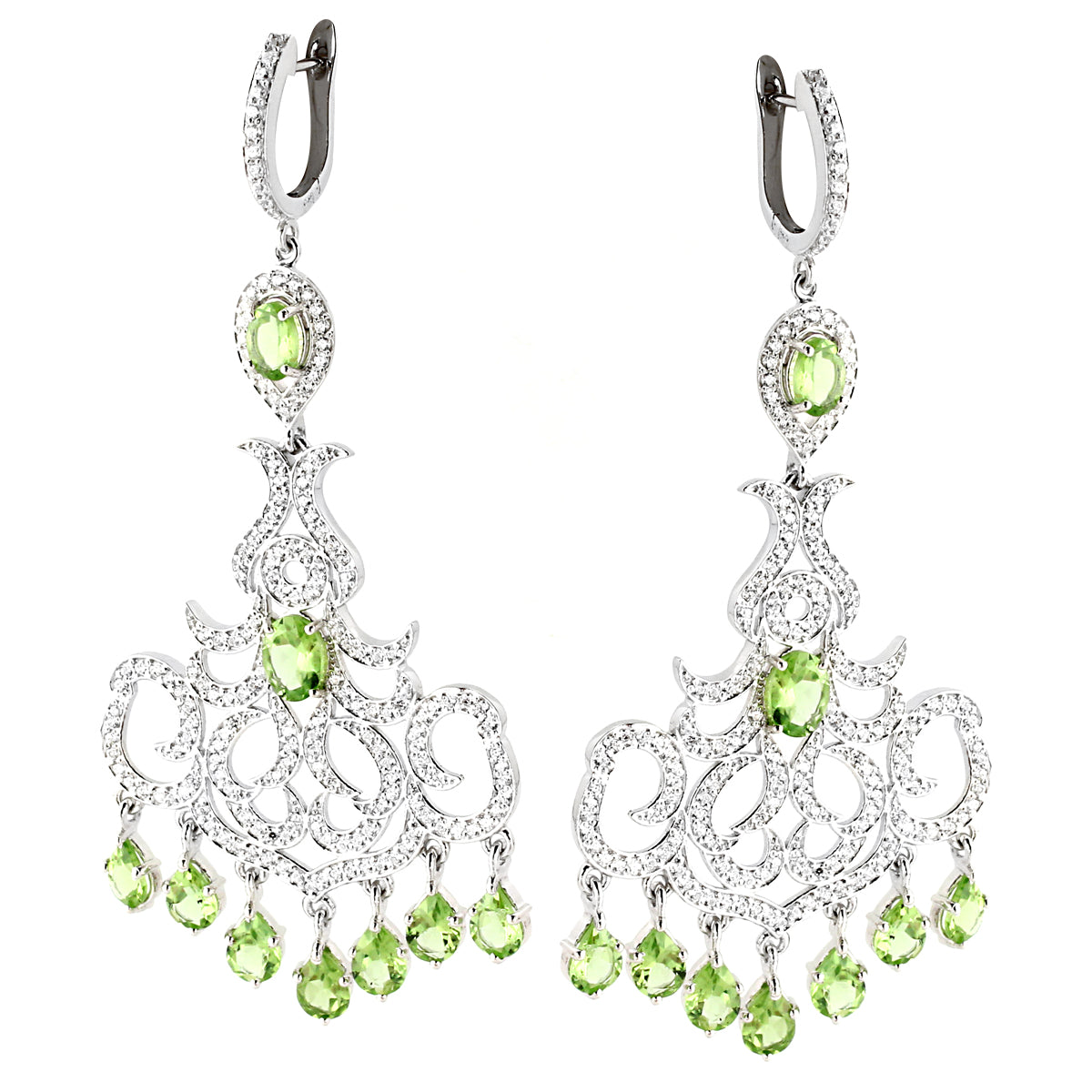 Peridot Earrings-347204