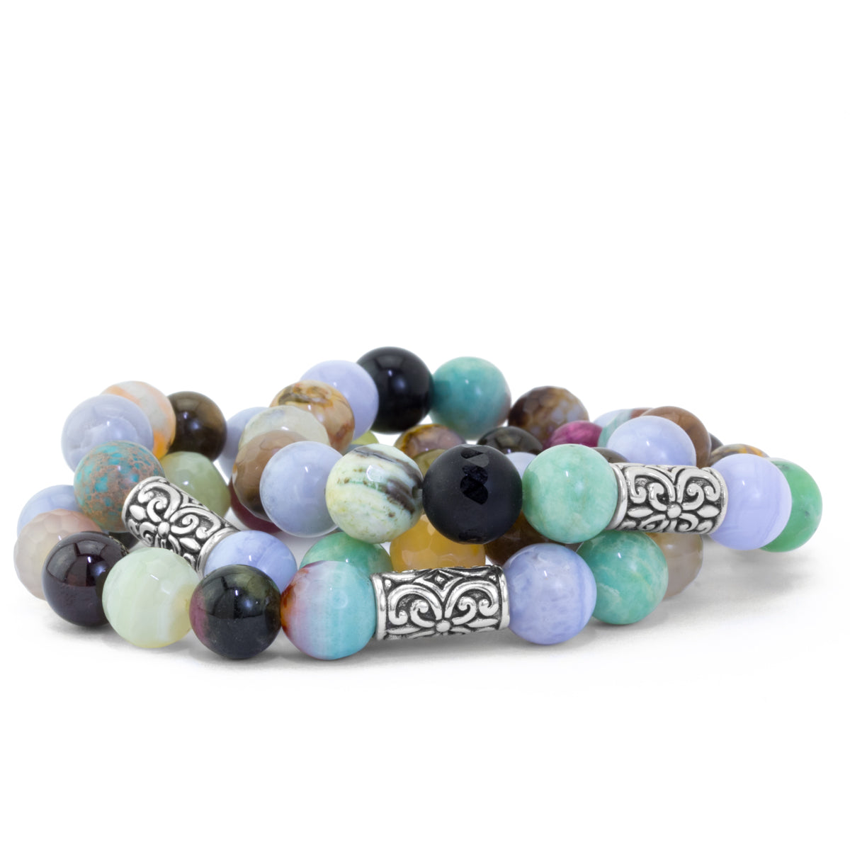 Assorted Stone Stretch Bracelet