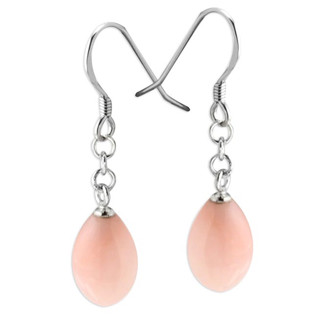 Pink Opal Earrings-343019
