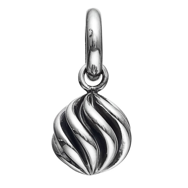 STORY by Kranz & Ziegler Sterling Silver Twisted Globe Charm-342196 RETIRED ONLY 1 LEFT!