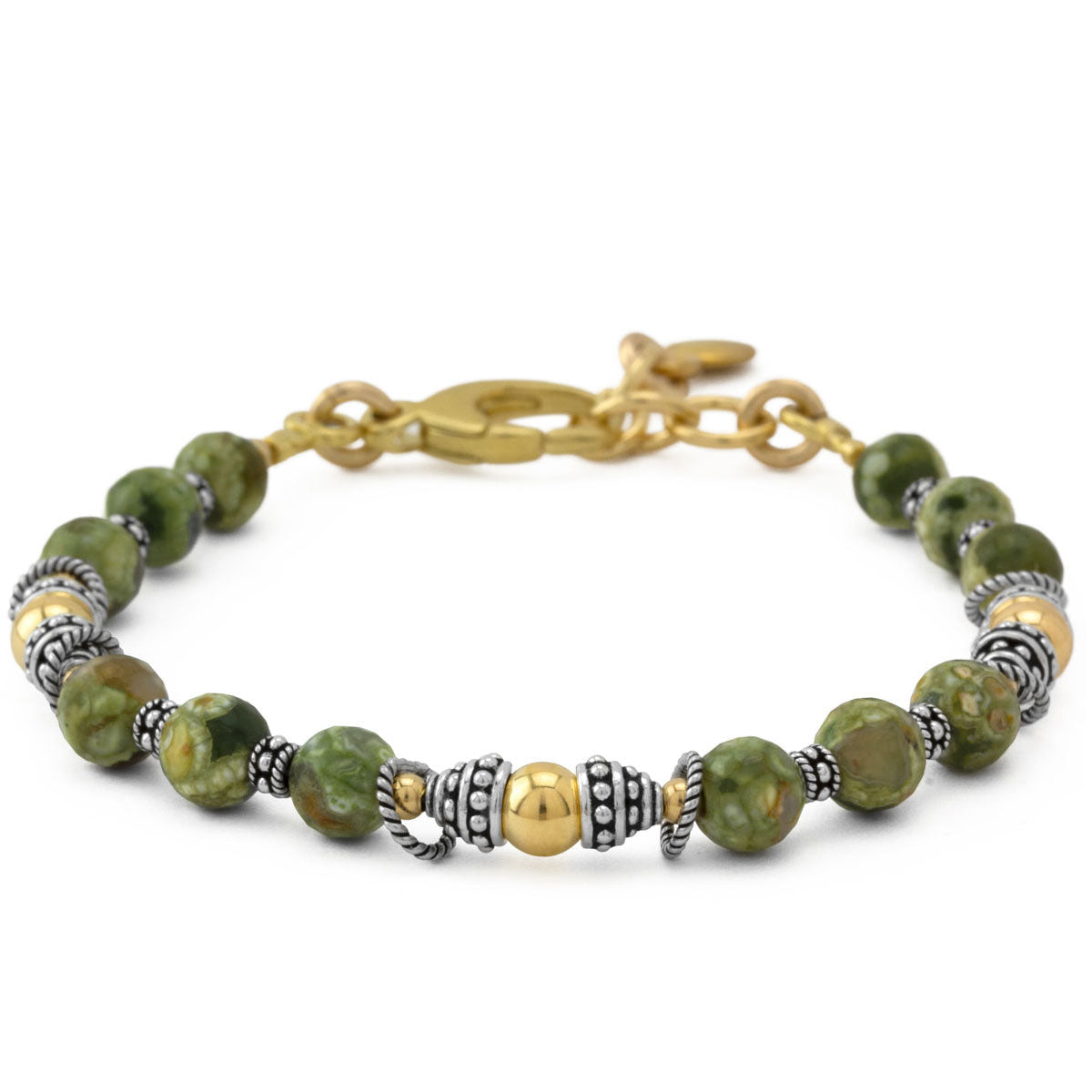 Green Rhyolite Bracelet