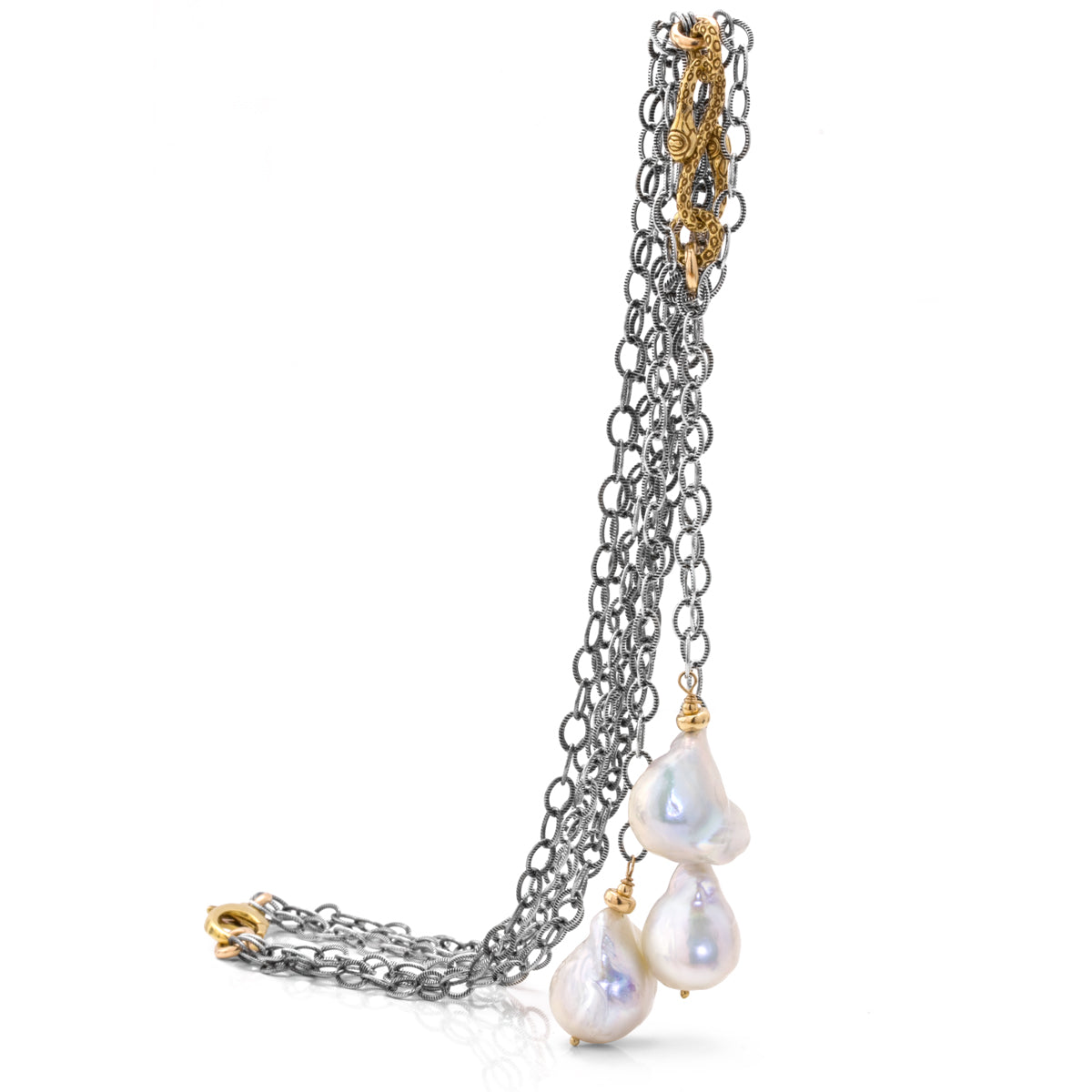 Baroque Pearl Tassel Necklace