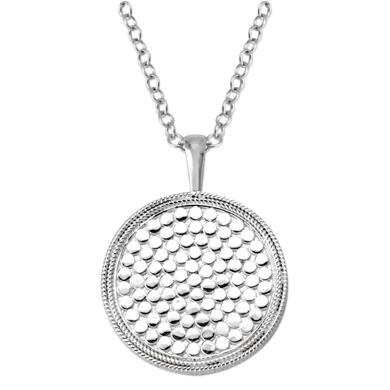 Silver Medallion Pendant-345292