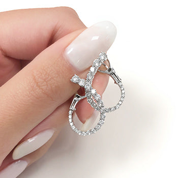 Parade 18KW Diamond Earrings