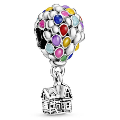Pandora Disney UP House & Balloons Dangle Charm
