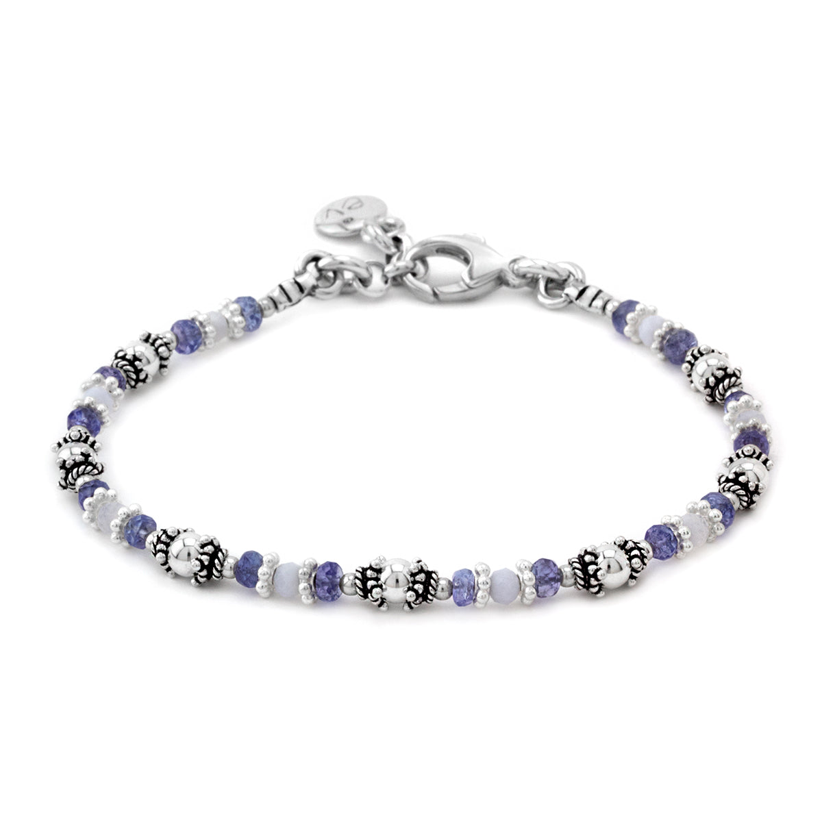 Nikini Tazanite & Chalcedony Bracelet