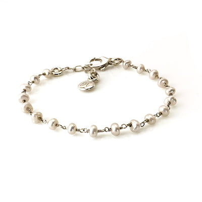 Pearl & Sterling Silver Bracelet