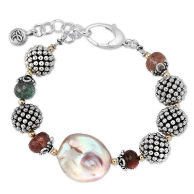 Mabe Pearl & Tourmaline Bracelet-342164