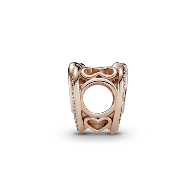 Pandora Sparkling Entwined Hearts Charm
