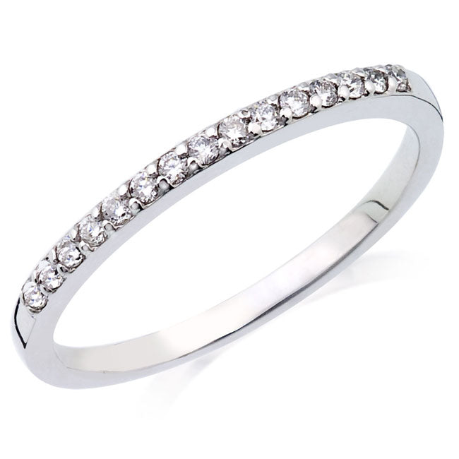 14K White Gold Diamond Saige/Briana Wedding Band-345526