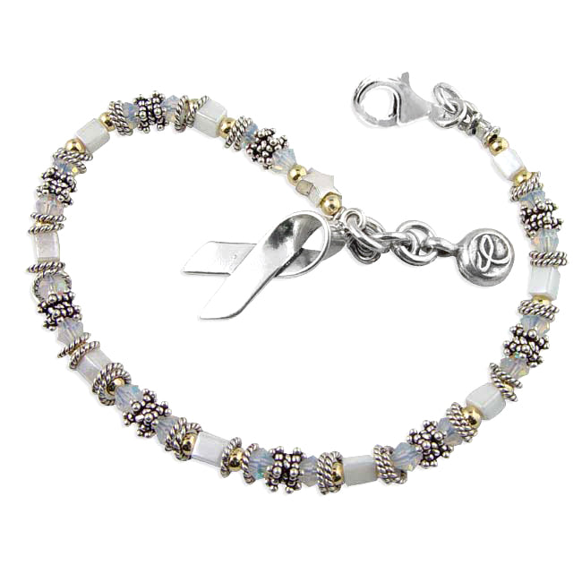 Bone Cancer Miyuki Style Awareness Bracelet-187787