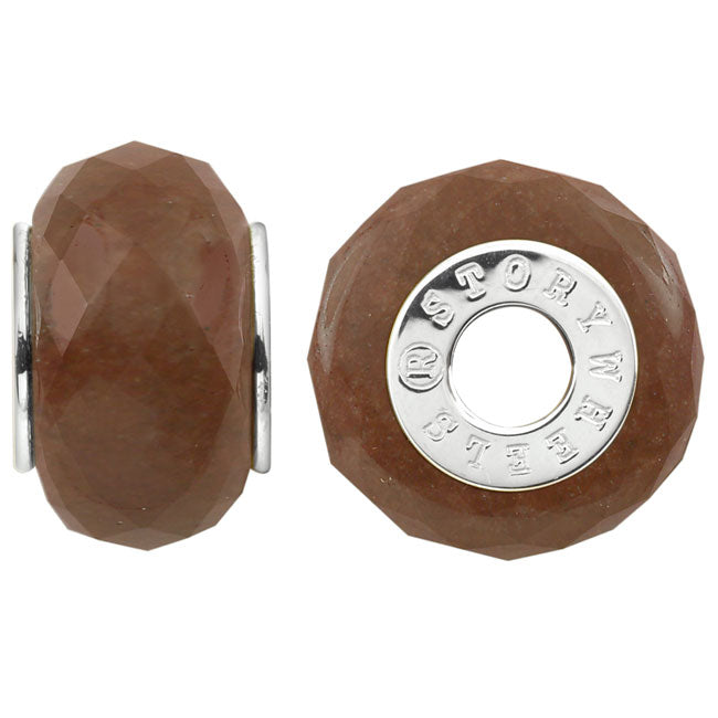 Storywheels Faceted Cinnamon Red Jasper Sterling Silver Wheel ONLY 6 AVAILABLE!-333773